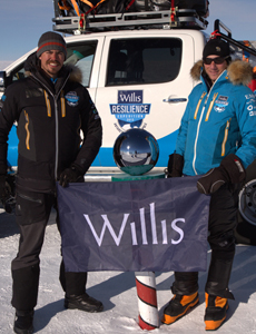 Explorer Parker Liautaud and Willis Global Director of Communications